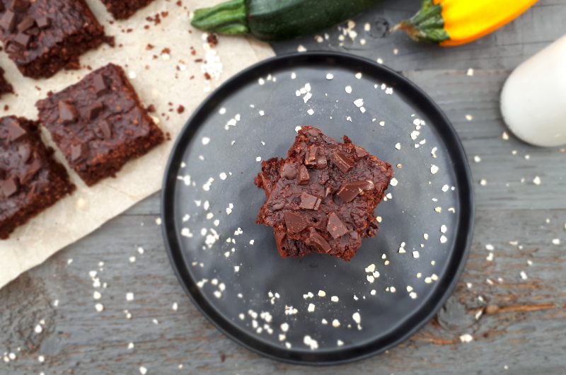 Zucchini-Hafer-Brownies