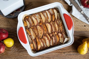 glutenfreier Kuchen mit Äpfel und Birnen